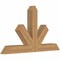 Ekena Millwork Saratoga Timber Gable Bracket, Western Red Cedar, 60"W x 35"H x 5 1/2"D x 5 1/2"F, 14/12 Pitch GBW060X35X0606SAR00SWR - alternate 4